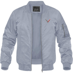 Men's Chevrolet Corvette Lightweight Bomber Jacket Windbreaker Softshell Varsity Jacket Coat