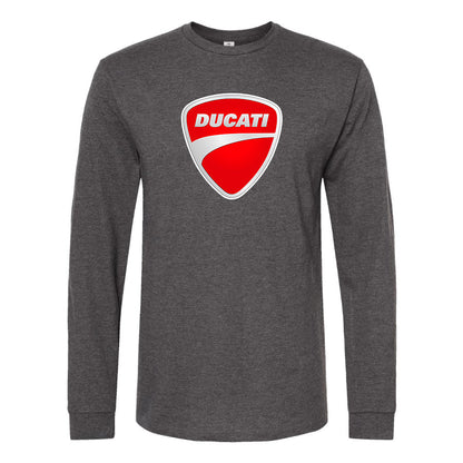 Men’s Ducati Motorcycle Long Sleeve T-Shirt