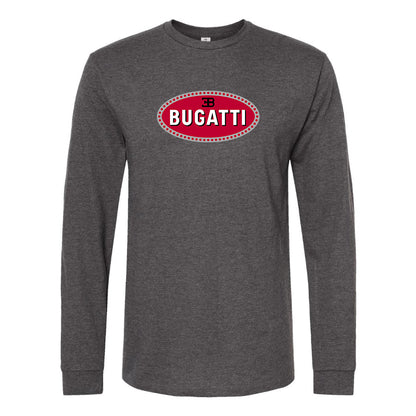 Men’s Bugatti Car Long Sleeve T-Shirt