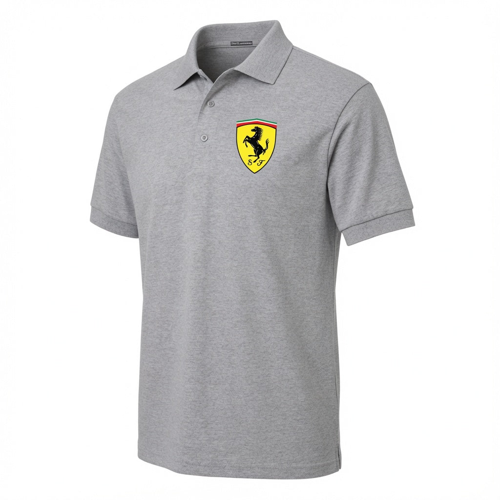 Men’s Ferrari Motorsport Car Dry Blend Polo