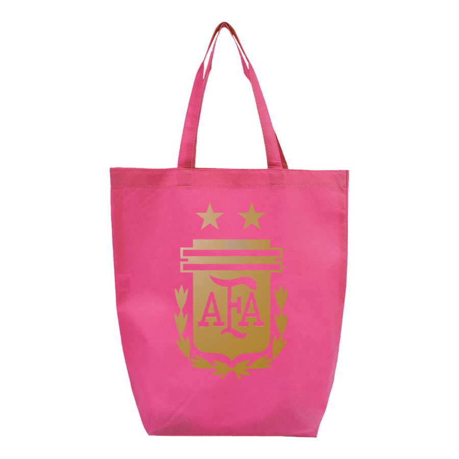 Argentina Soccer - Non-Woven Gusset Bottom Tote - Q1251 -  Q-Tees - Non-Woven Gusset Bottom Tote - Q1251