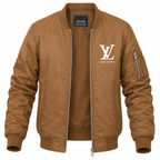 Men's Louis Vuitton Lightweight Bomber Jacket Windbreaker Softshell Varsity Jacket Coat