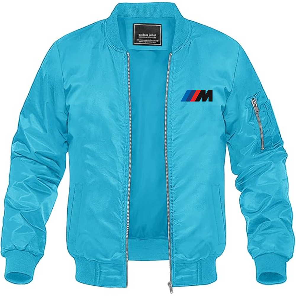 Men's - BMW M - Lightweight Bomber Jacket Windbreaker Softshell Varsity Jacket Coat