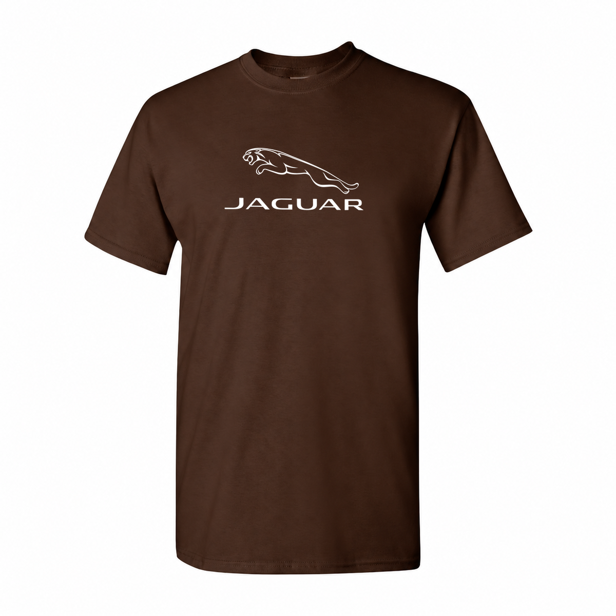 Men's Jaguar Symbol cotton T-shirt in Dark Brown