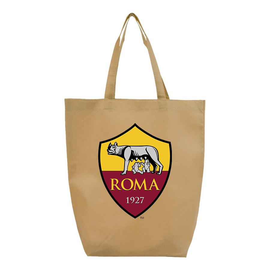 AS Roma FC -  Q-Tees - Non-Woven Gusset Bottom Tote - Q1251