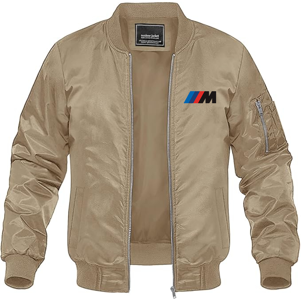 Men's - BMW M - Lightweight Bomber Jacket Windbreaker Softshell Varsity Jacket Coat