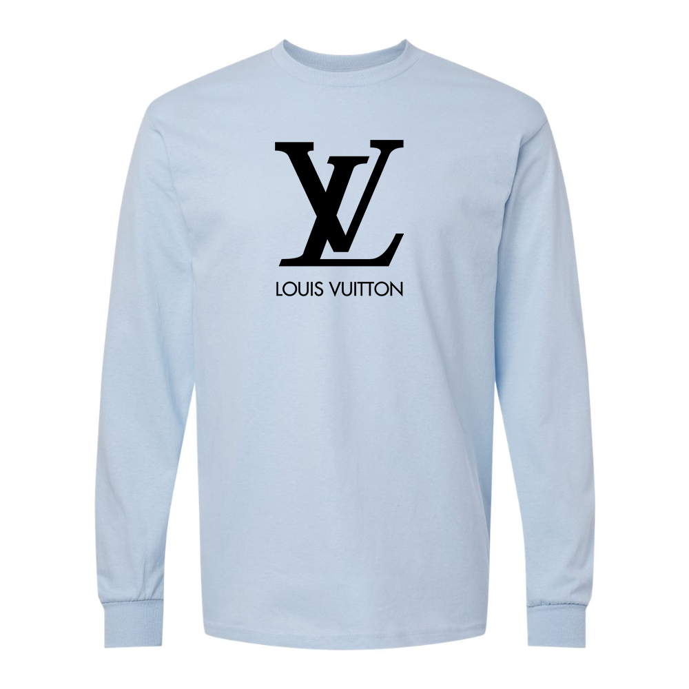 Men's Louis Vuitton Cotton Long Sleeve T-Shirt