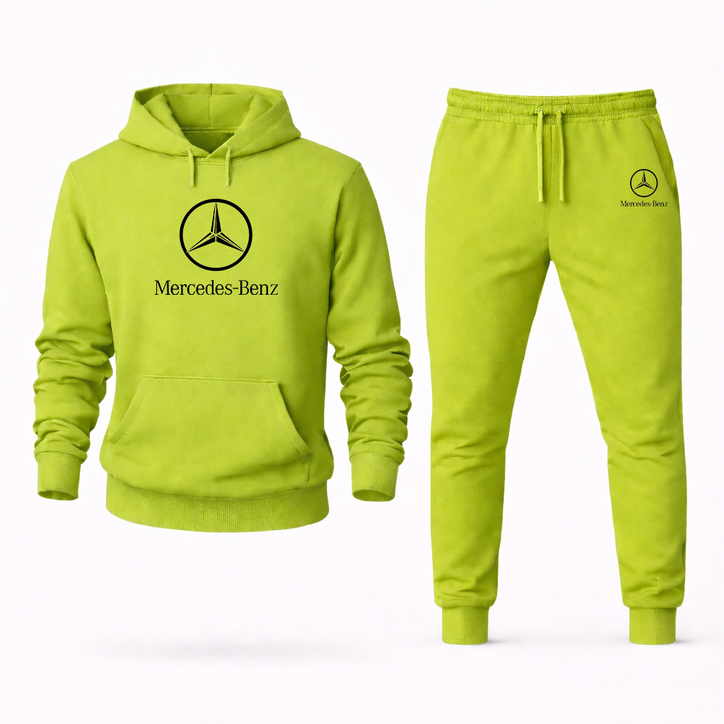 Men’s Mercedes-Benz Luxury Car Hoodie Joggers Set