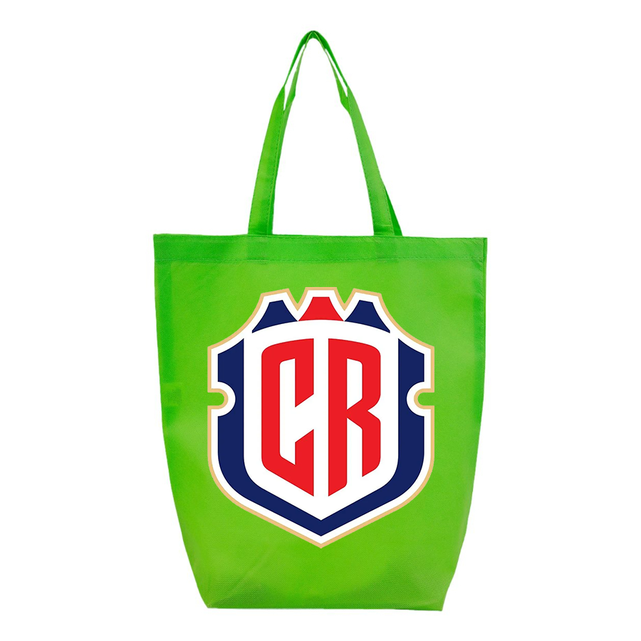 Costa Rica National Soccer Team - Q-Tees - Non-Woven Gusset Bottom Tote - Q1251