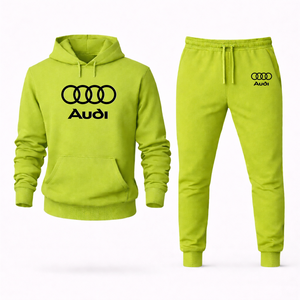 Men's Audi Car Hoodie Joggers Set