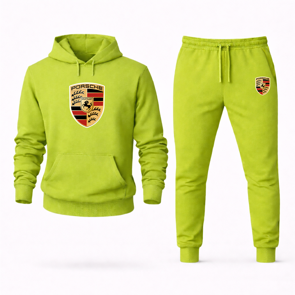 Men’s Porsche Car Hoodie Joggers Set