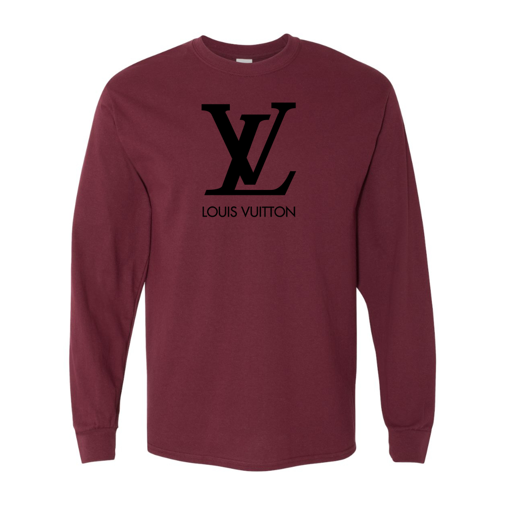 Men's Louis Vuitton Cotton Long Sleeve T-Shirt