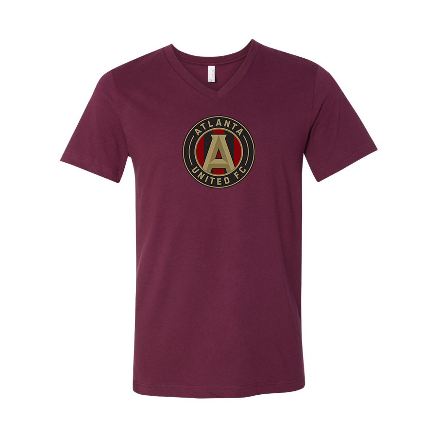 Men’s  Atlana United FC - BELLA + CANVAS - Jersey V-Neck Tee - 3005