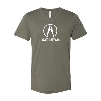 Men’s Acura Car - BELLA + CANVAS - Jersey V-Neck Tee - 3005