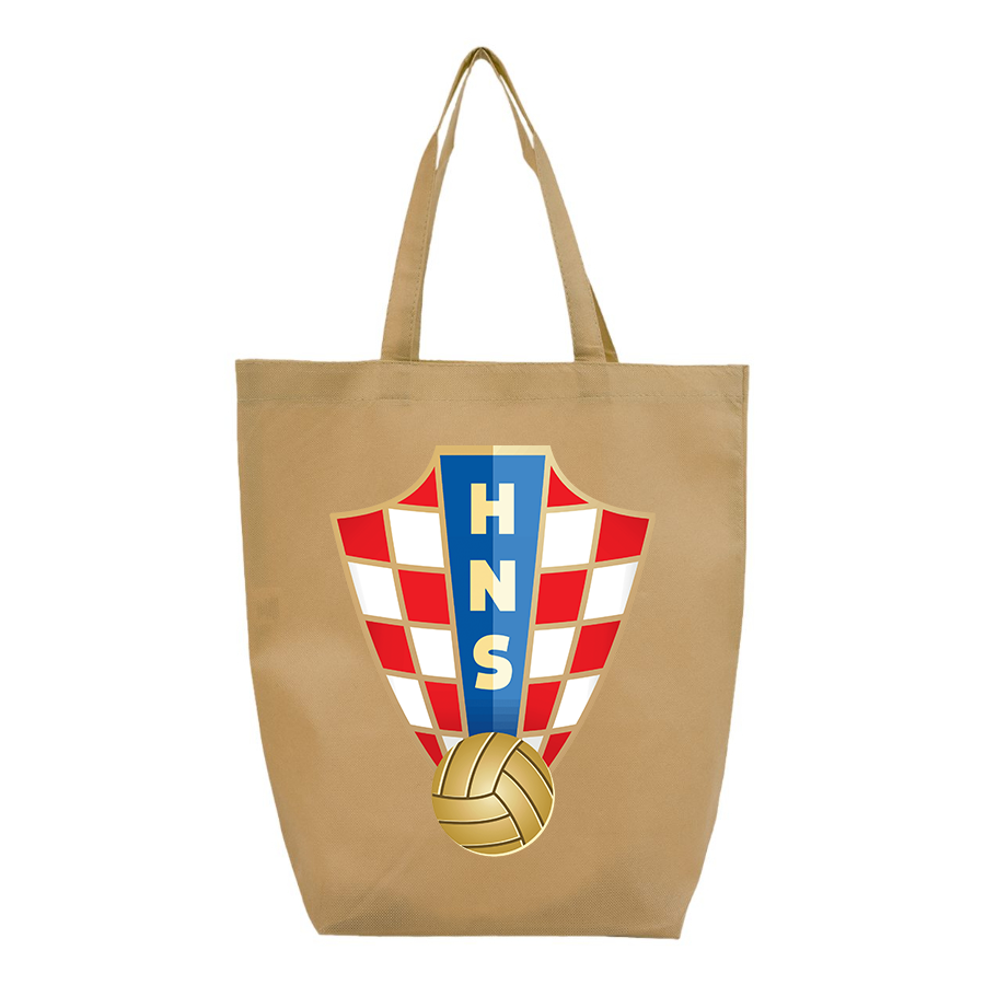 Croatia National Soccer Team - Q-Tees - Non-Woven Gusset Bottom Tote - Q1251