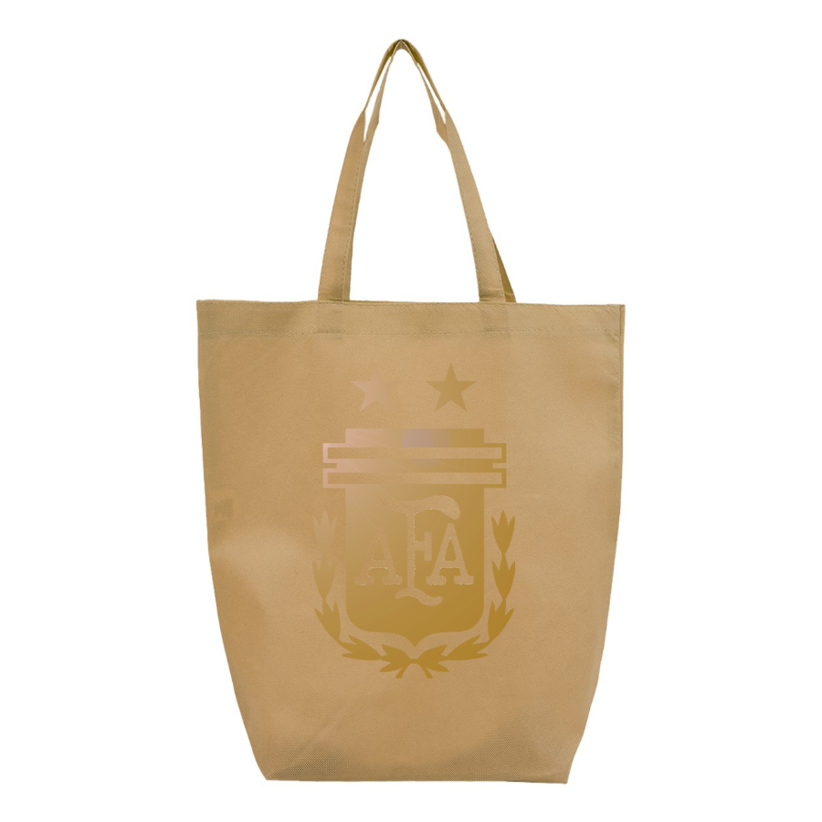 Argentina Soccer - Non-Woven Gusset Bottom Tote - Q1251 -  Q-Tees - Non-Woven Gusset Bottom Tote - Q1251