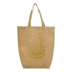 Argentina Soccer - Non-Woven Gusset Bottom Tote - Q1251 -  Q-Tees - Non-Woven Gusset Bottom Tote - Q1251