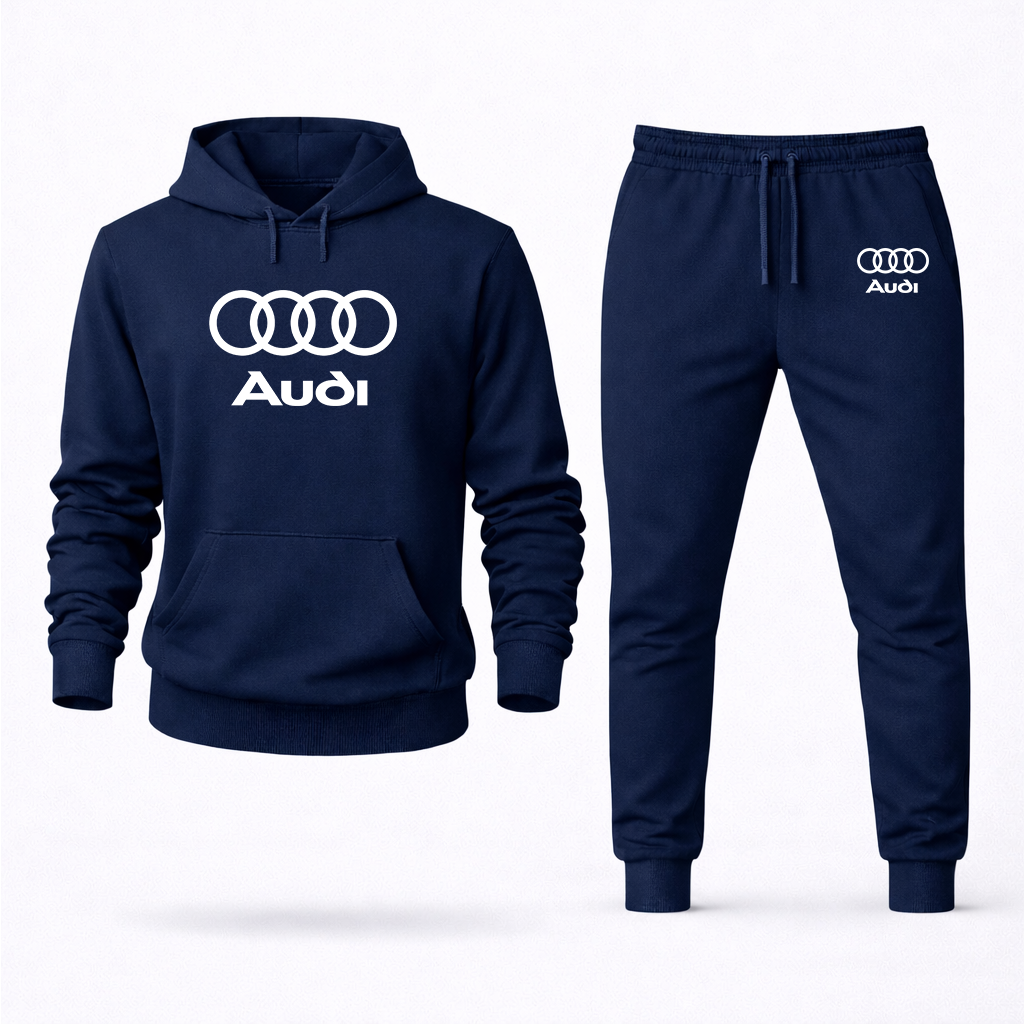 Men's Audi Car Hoodie Joggers Set