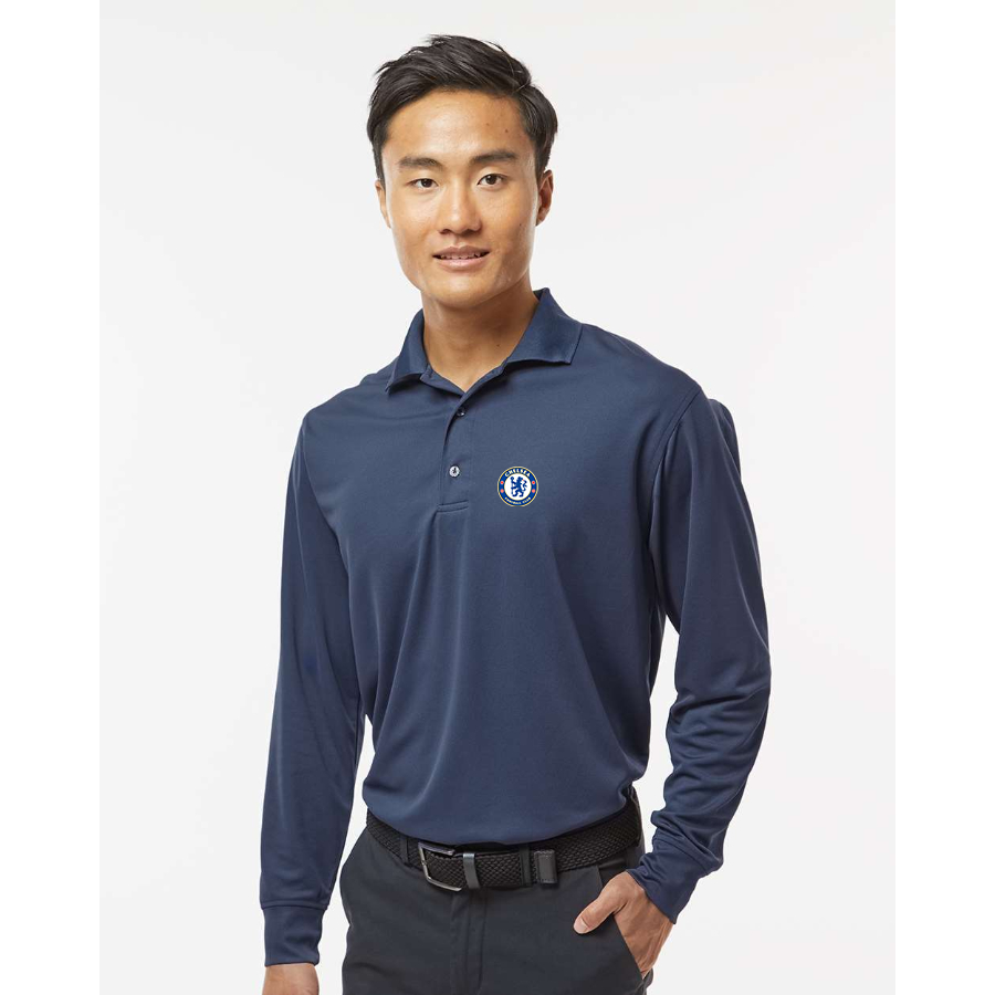 Men's  Chelsea Soccer - Paragon - Prescott Long Sleeve Polo - 110