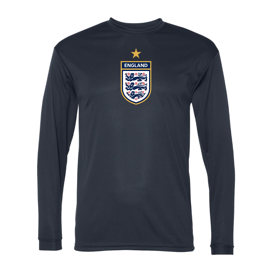 Men’s  England National Soccer Team - C2 Sport - Performance Long Sleeve T-Shirt - 5104