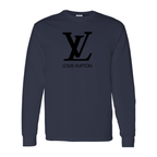 Men's Louis Vuitton Cotton Long Sleeve T-Shirt
