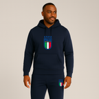 Men's Italy National Soccer Team Hoodie Joggers Set