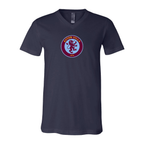 Men's Aston Villa - BELLA + CANVAS - Jersey V-Neck Tee - 3005