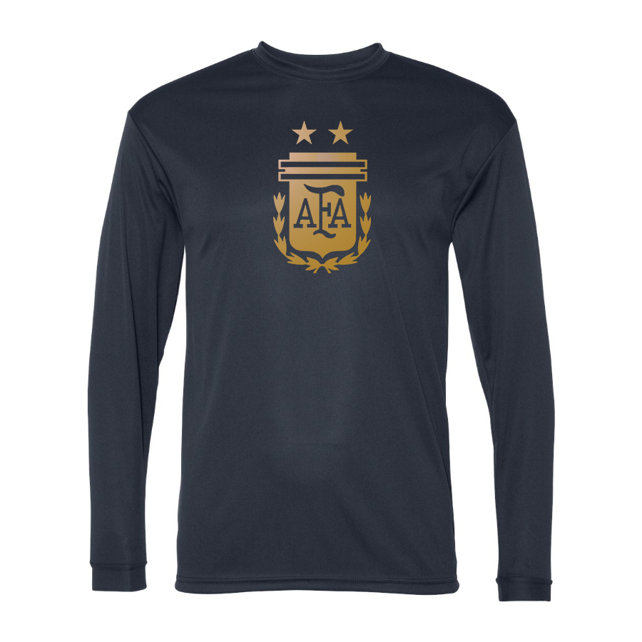 Men’s Argentina Soccer  - C2 Sport - Performance Long Sleeve T-Shirt - 5104