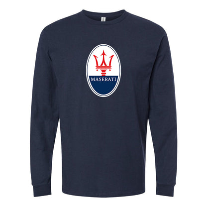 Men’s Maserati Car Long Sleeve T-Shirt