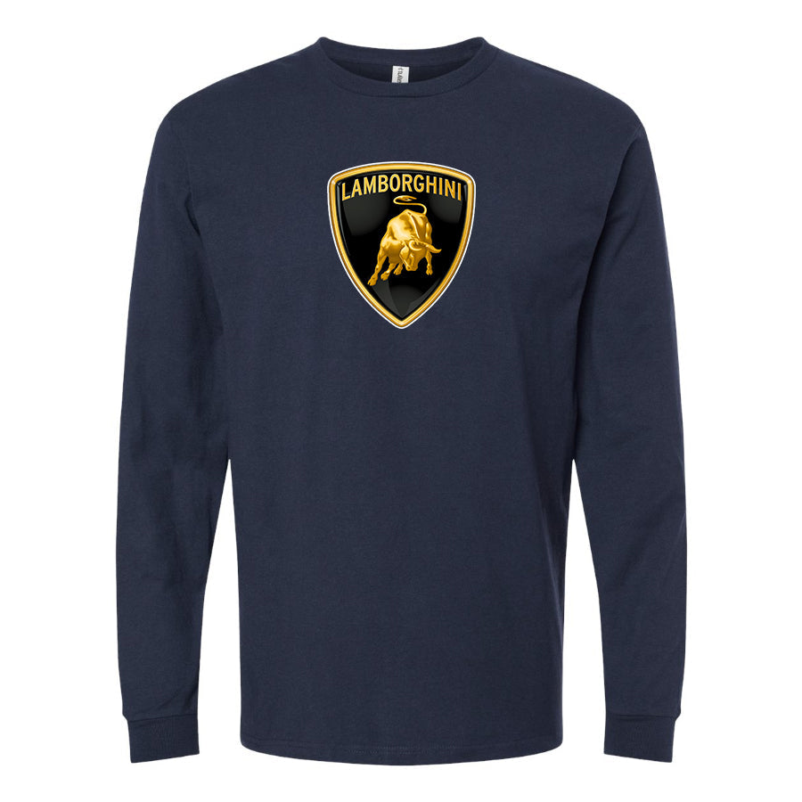 Men’s Lamborghini Car Long Sleeve T-Shirt