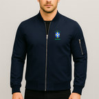 Men's  Brasil National Soccer Team Lightweight Bomber Jacket Windbreaker Softshell Varsity Jacket Coat