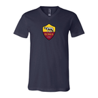 Men’s AS Roma FC - BELLA + CANVAS - Jersey V-Neck Tee - 3005