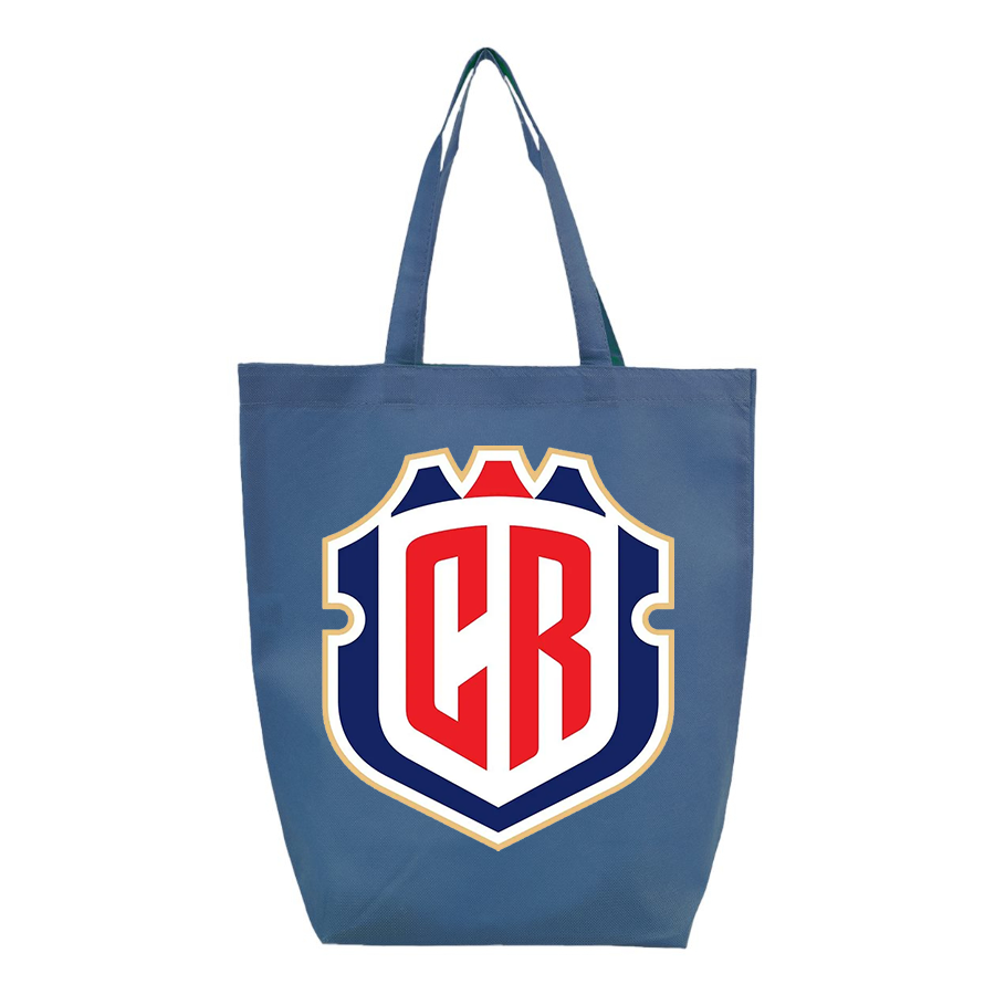 Costa Rica National Soccer Team - Q-Tees - Non-Woven Gusset Bottom Tote - Q1251