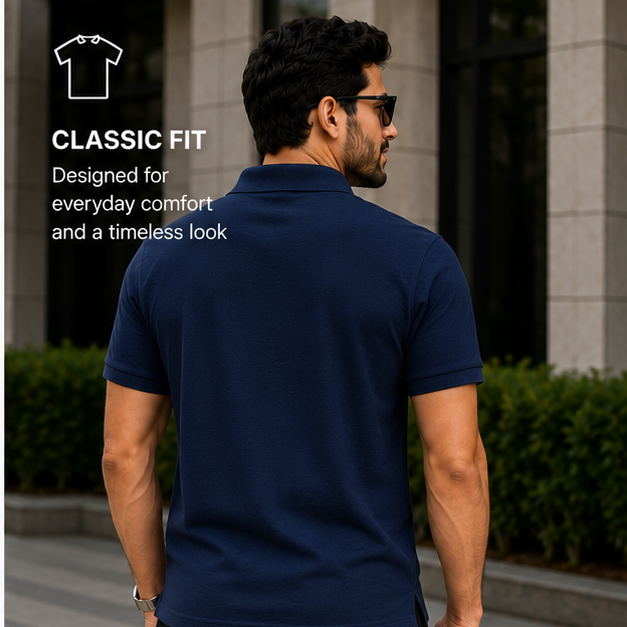 Men’s Porsche Car Dry Blend Polo