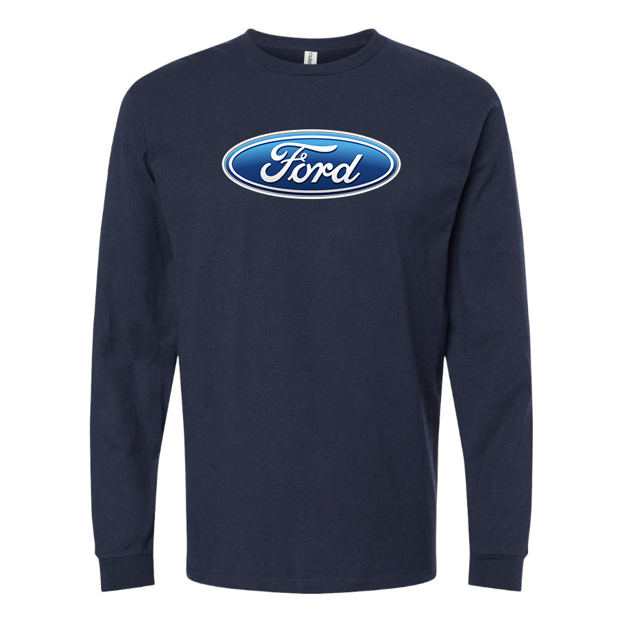 Youth Kids Ford Car Long Sleeve T-Shirt