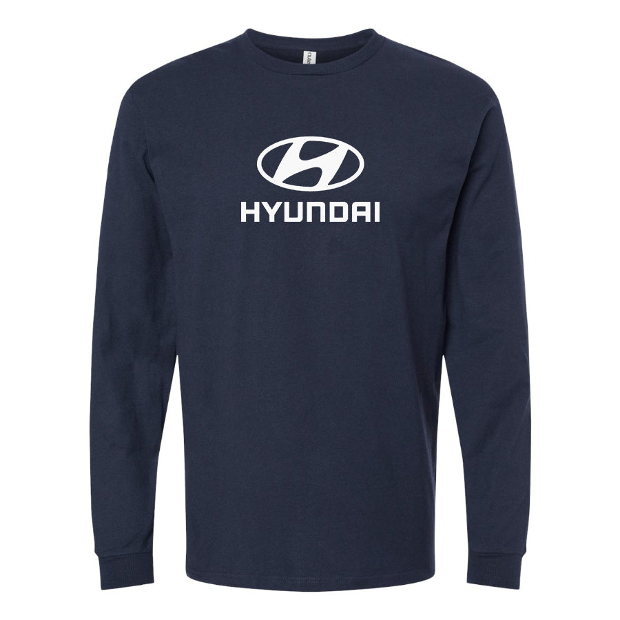 Youth Kids Hyundai Car Long Sleeve T-Shirt