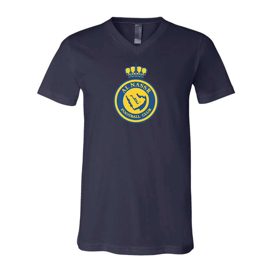 Men’s Al Nassr FC - BELLA + CANVAS - Jersey V-Neck Tee - 3005