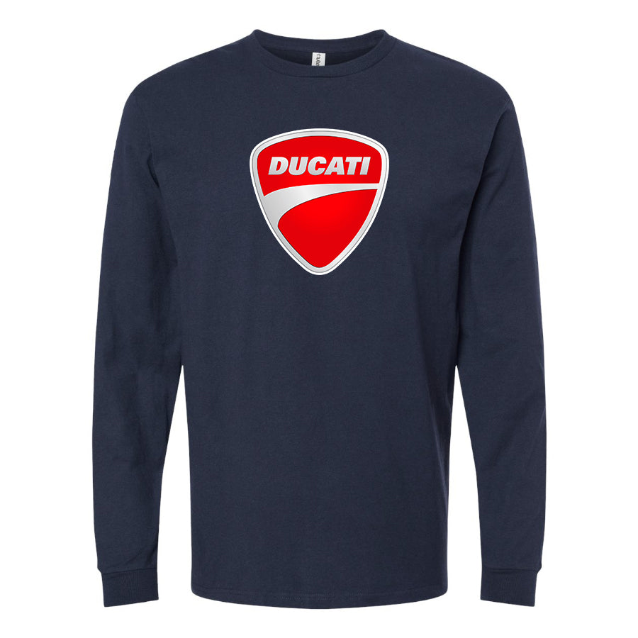 Men’s Ducati Motorcycle Long Sleeve T-Shirt