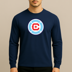 Men's Chicago Fire Soccer Long Sleeve T-Shirt