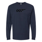 Men's 007 James Bond Movie Long Sleeve T-Shirt