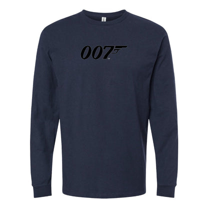 Men's 007 James Bond Movie Long Sleeve T-Shirt