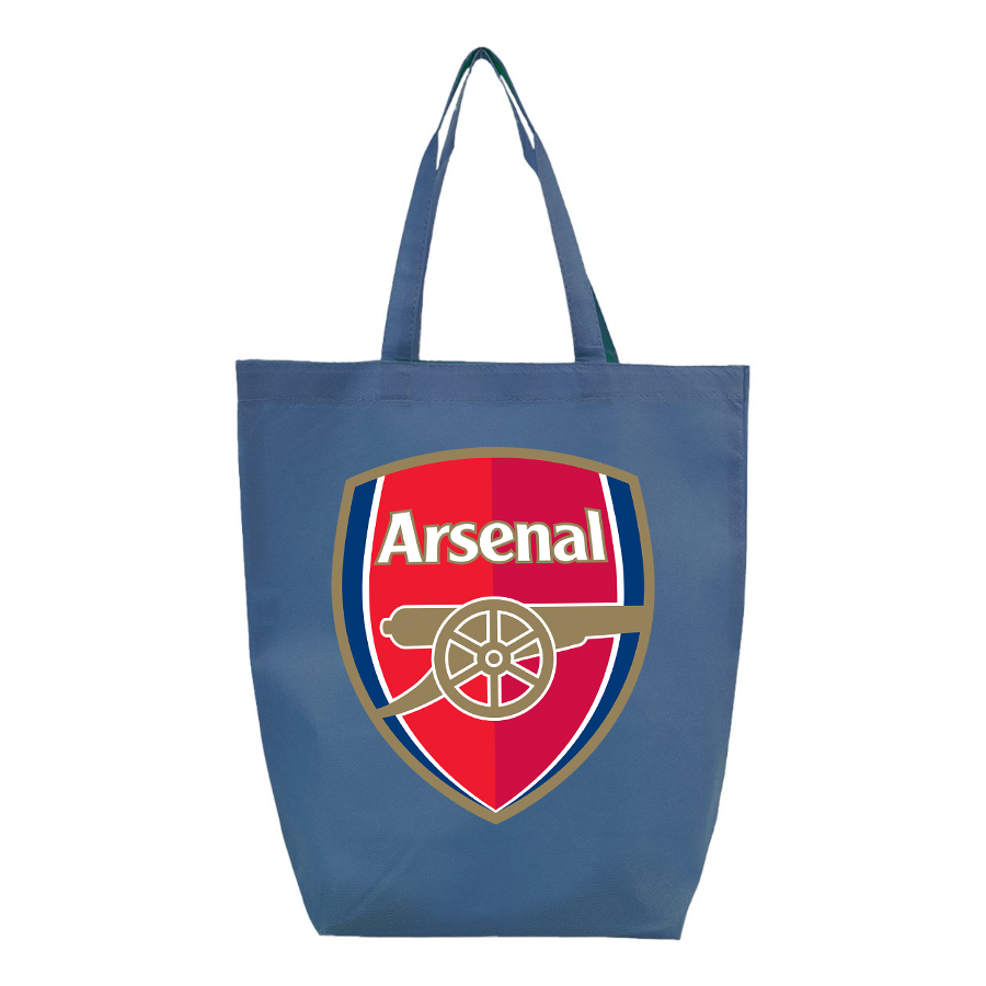 Arsenal Soccer  -  Q-Tees - Non-Woven Gusset Bottom Tote - Q1251