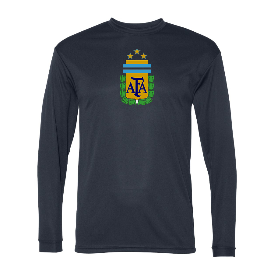 Men’s Argentina National Soccer - Performance Long Sleeve T-Shirt - 5104