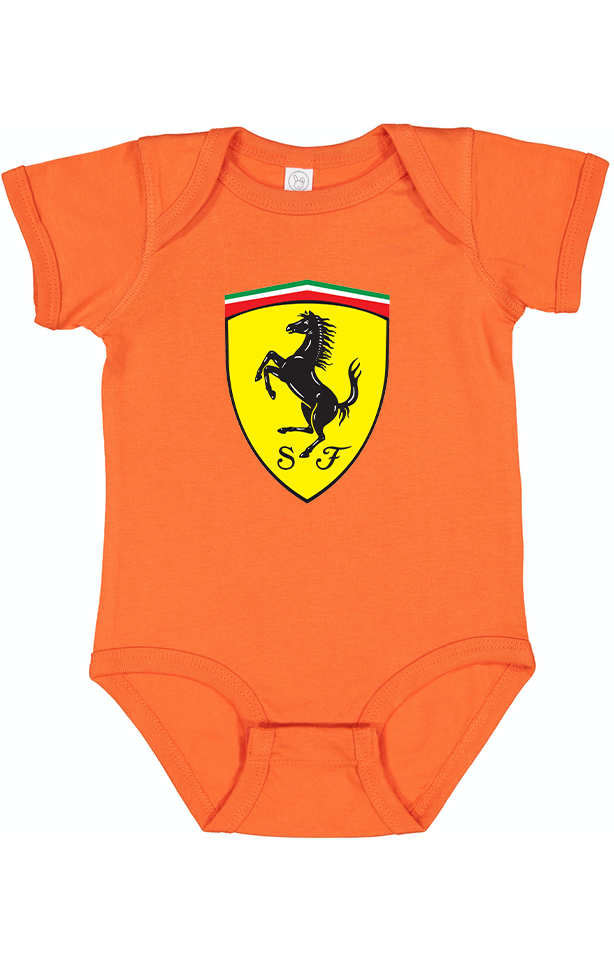 Ferrari Motorsport  Car Baby Romper Onesie