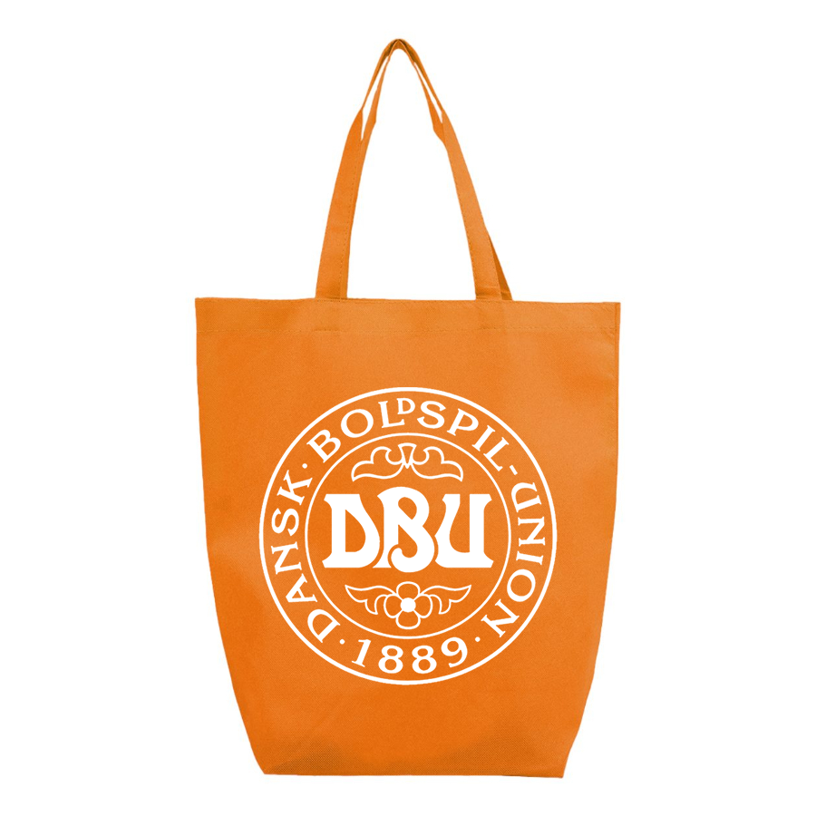 Denmark Soccer (Black) (White) - Q-Tees - Non-Woven Gusset Bottom Tote - Q1251