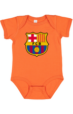 Baby F.C. Barcelona Soccer Romper Onesie
