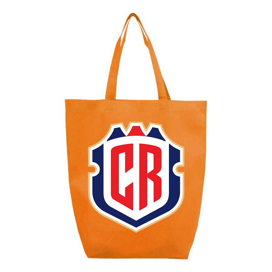 Costa Rica National Soccer Team - Q-Tees - Non-Woven Gusset Bottom Tote - Q1251