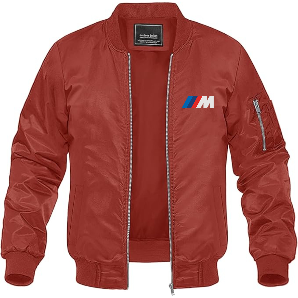 Men's - BMW M - Lightweight Bomber Jacket Windbreaker Softshell Varsity Jacket Coat