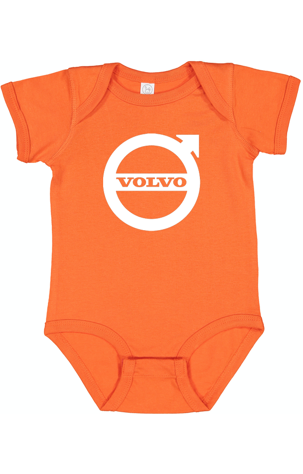 Volvo Car Baby Romper Onesie