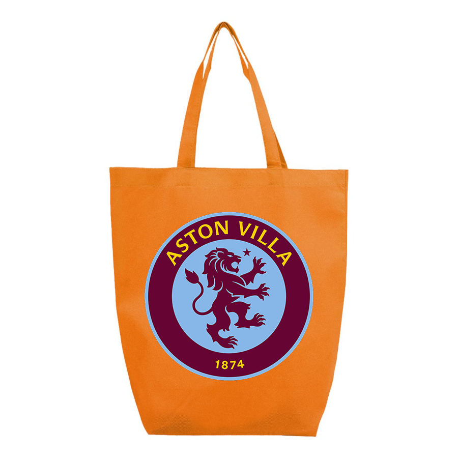 Aston Villa -  Q-Tees - Non-Woven Gusset Bottom Tote - Q1251